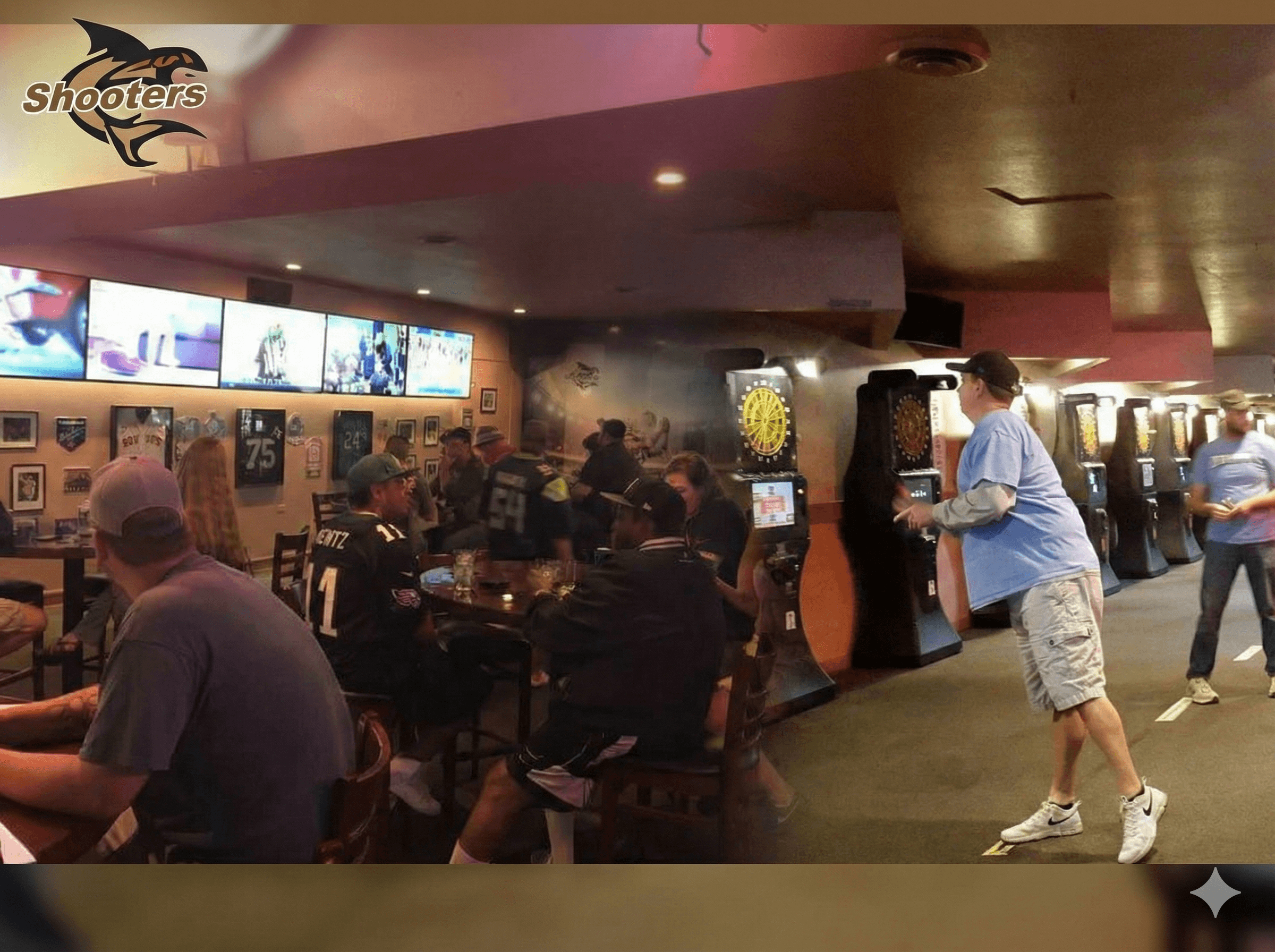 Shooters Sports Bar Interior